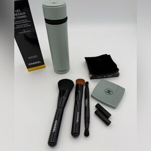 CHANEL Makeup Brush Set and Mirror - sage